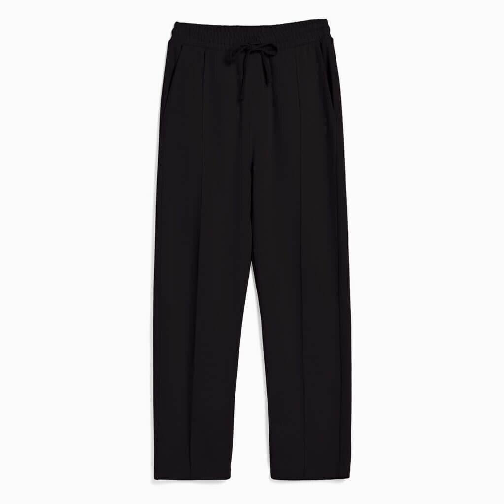 

Брюки Bershka Wide-Leg, черный