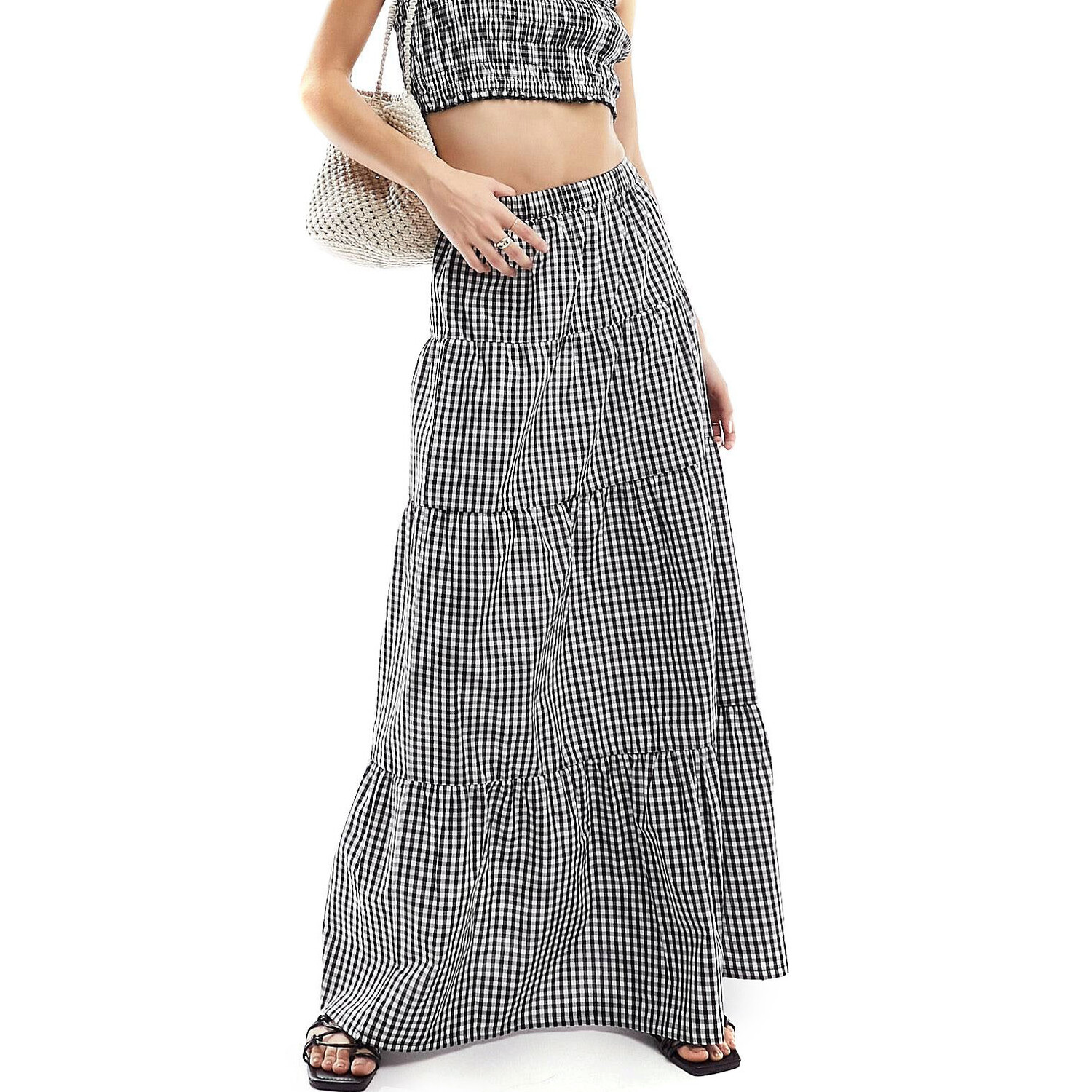 

Юбка Esmee Beach Maxi, черный/белый