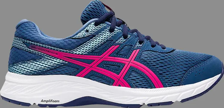 

Кроссовки wmns gel contend 6 'grand shark pink glo' Asics, синий