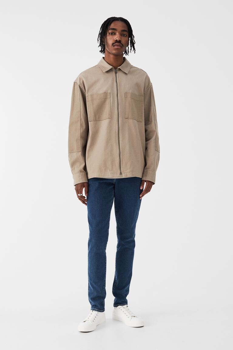 

Узкие джинсы H&M, синий деним
