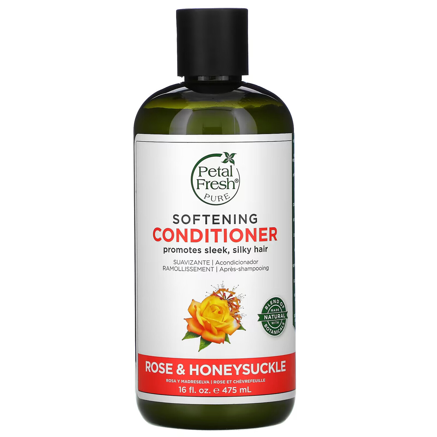 

Petal Fresh, Pure, смягчающий волосы кондиционер, роза и жимолость, 16 жидких унций (475 мл)