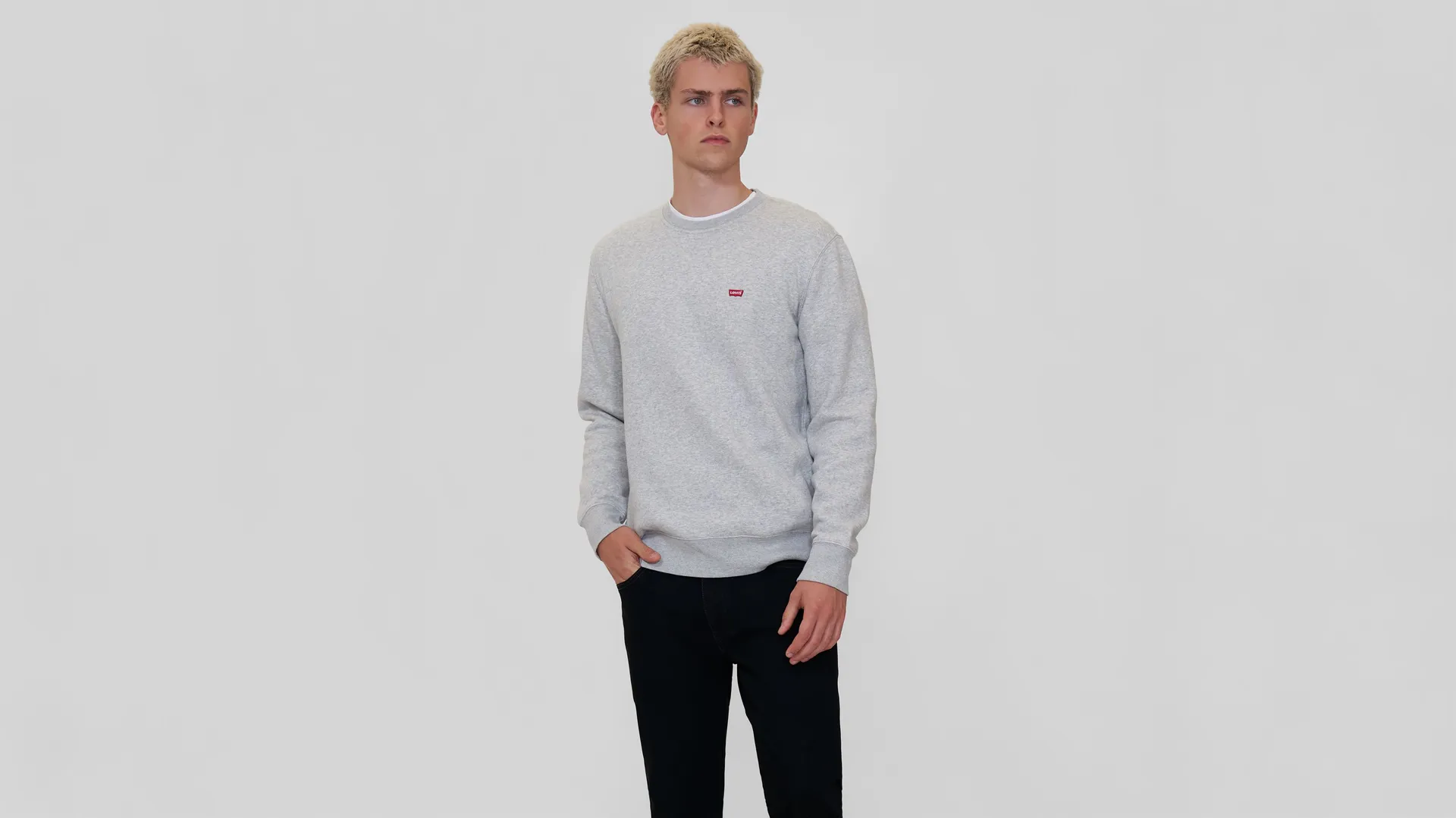 

Толстовка с круглым вырезом Levi's, серый