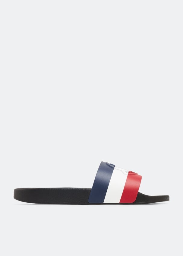 

Шлепанцы MONCLER Basile slides, черный
