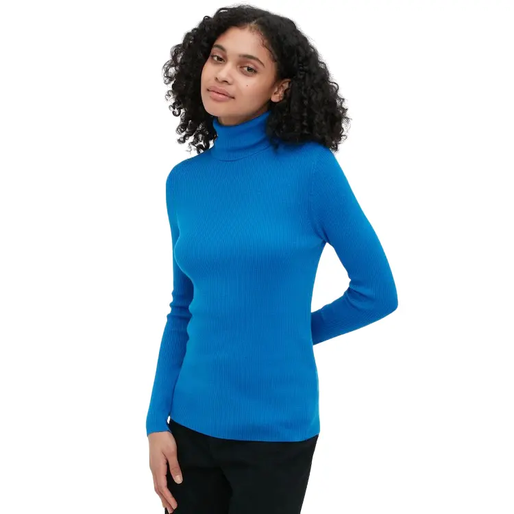 

Водолазка Uniqlo Extra Fine, синий
