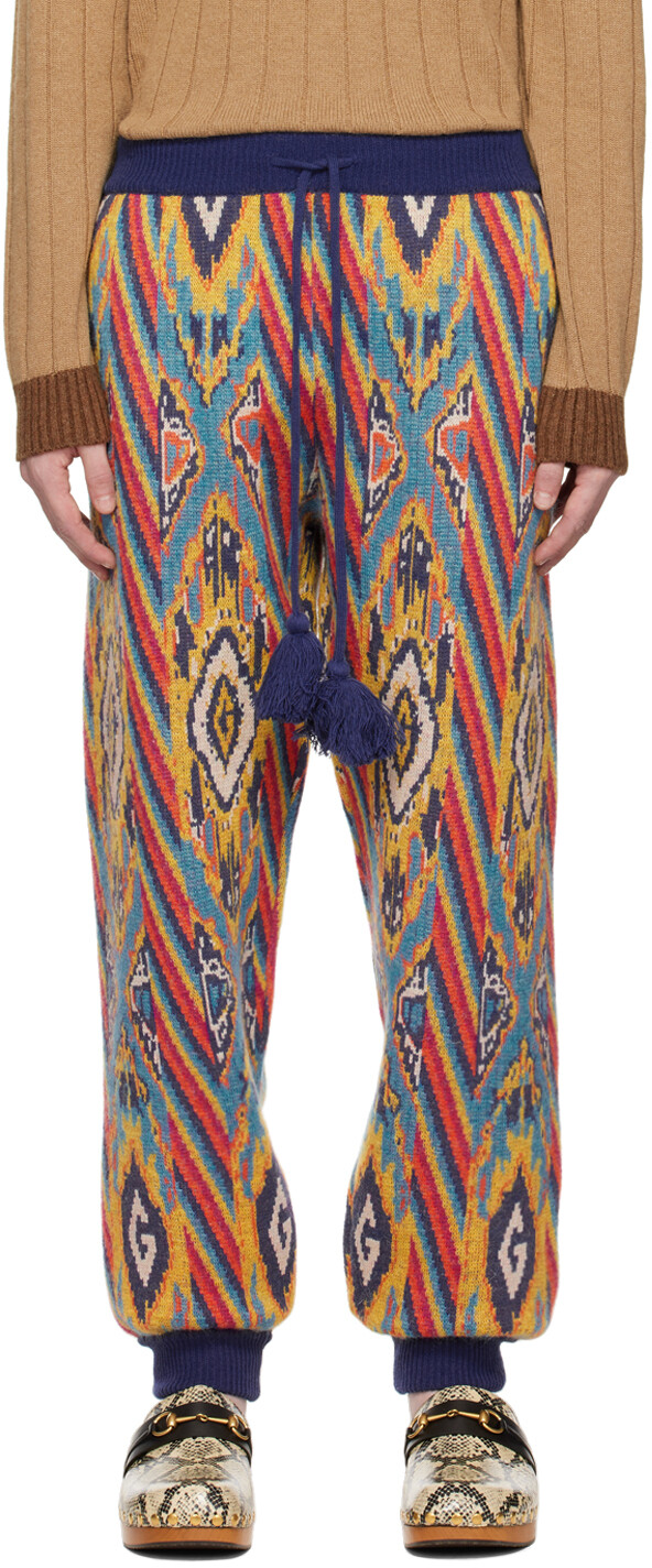 

Разноцветные брюки G Rhombi Lounge Gucci