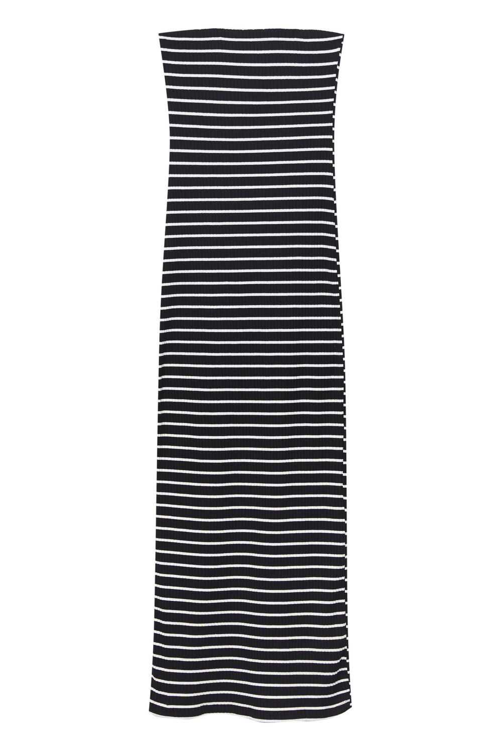 

Платье Pull&Bear Strapless Long, черный/белый