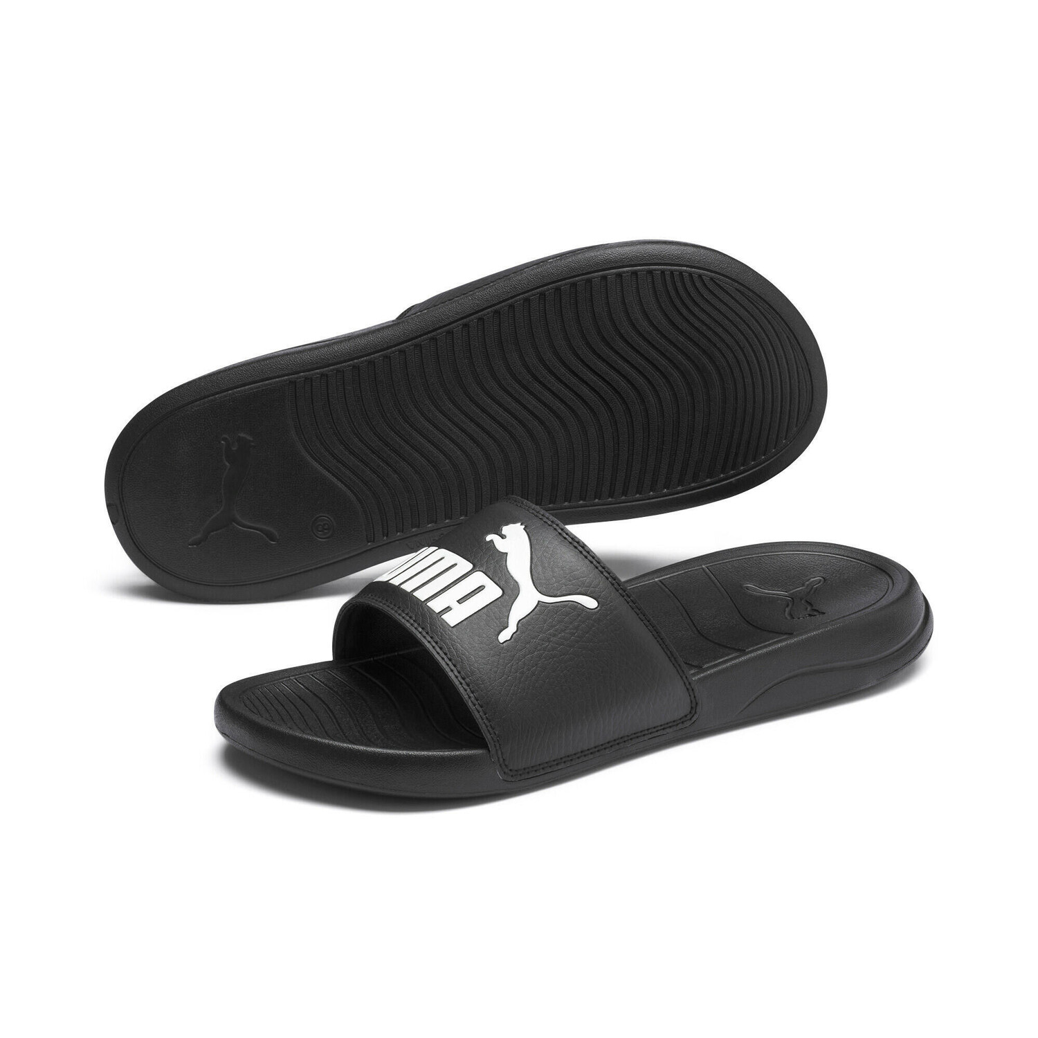 

Сандалии Popcat 20 PUMA, черный / белый / белый