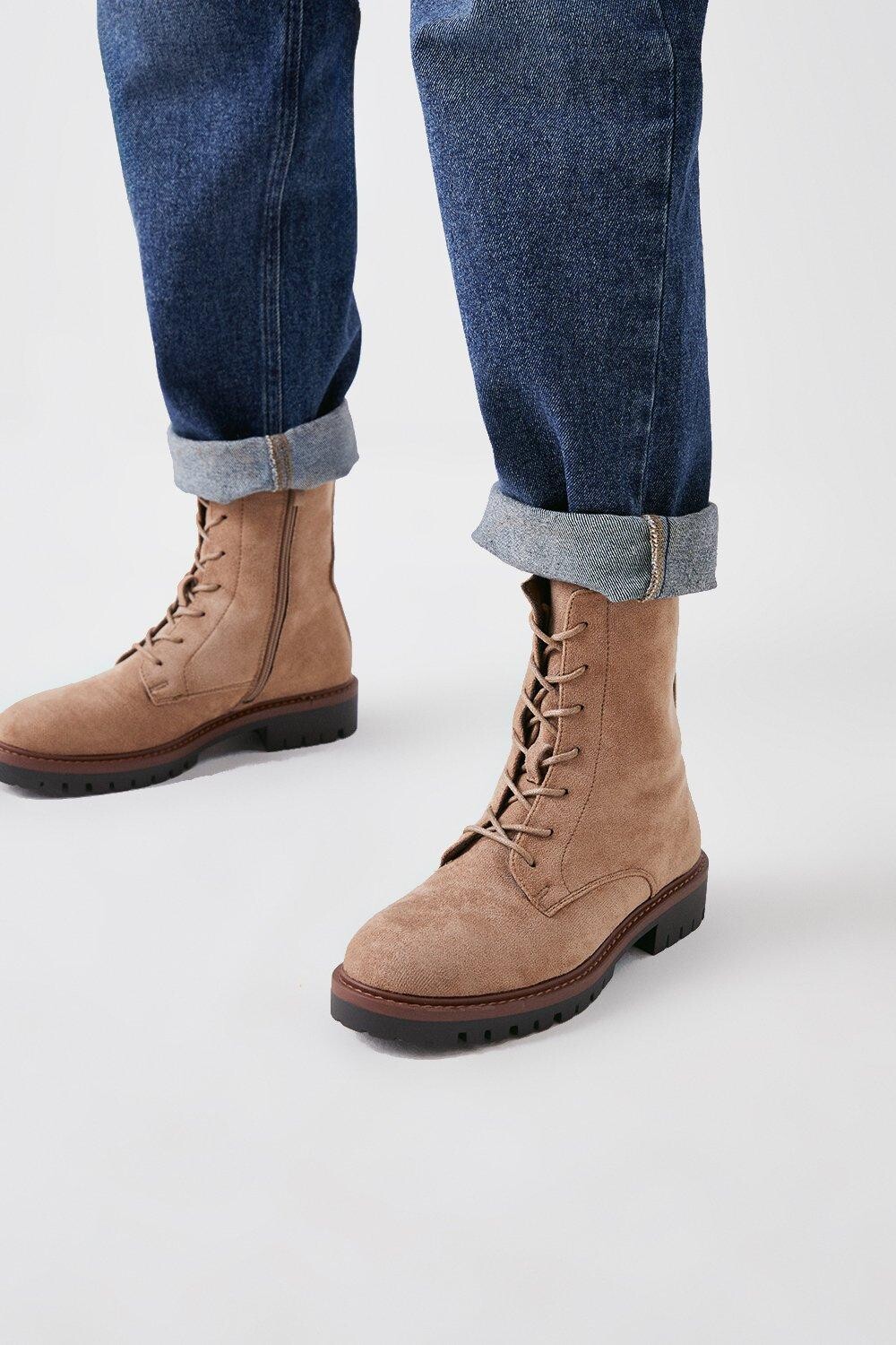 

Повседневные ботинки на шнуровке Mariella Dorothy Perkins, бежевый