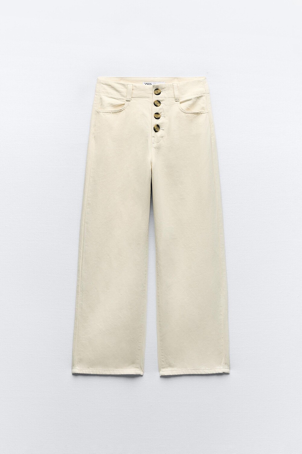 

Джинсы Zara Z1975 High-waist, экрю