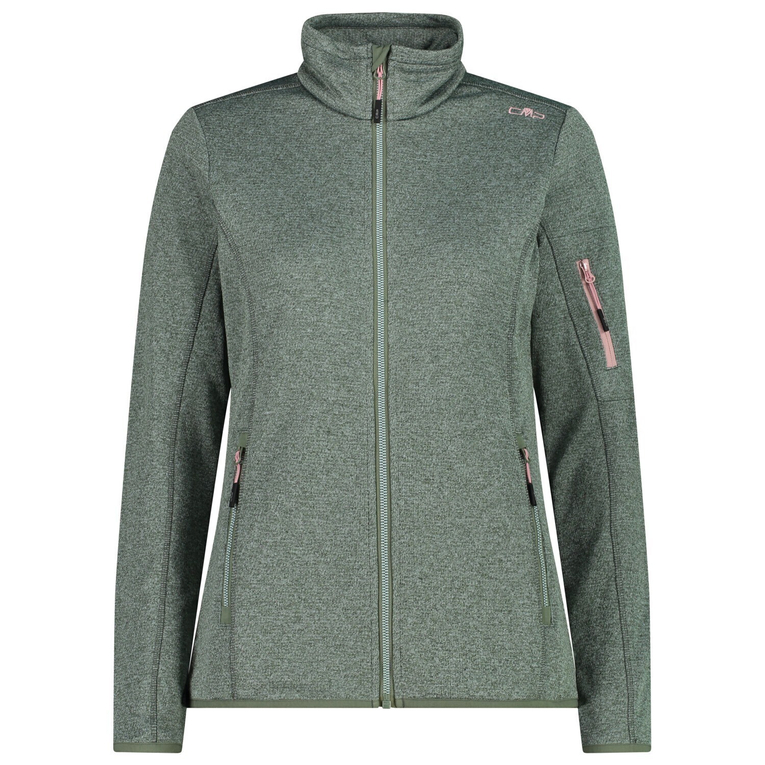 

Флисовая жилетка Cmp Women's Knitted + Mesh, цвет Salvia/Jade