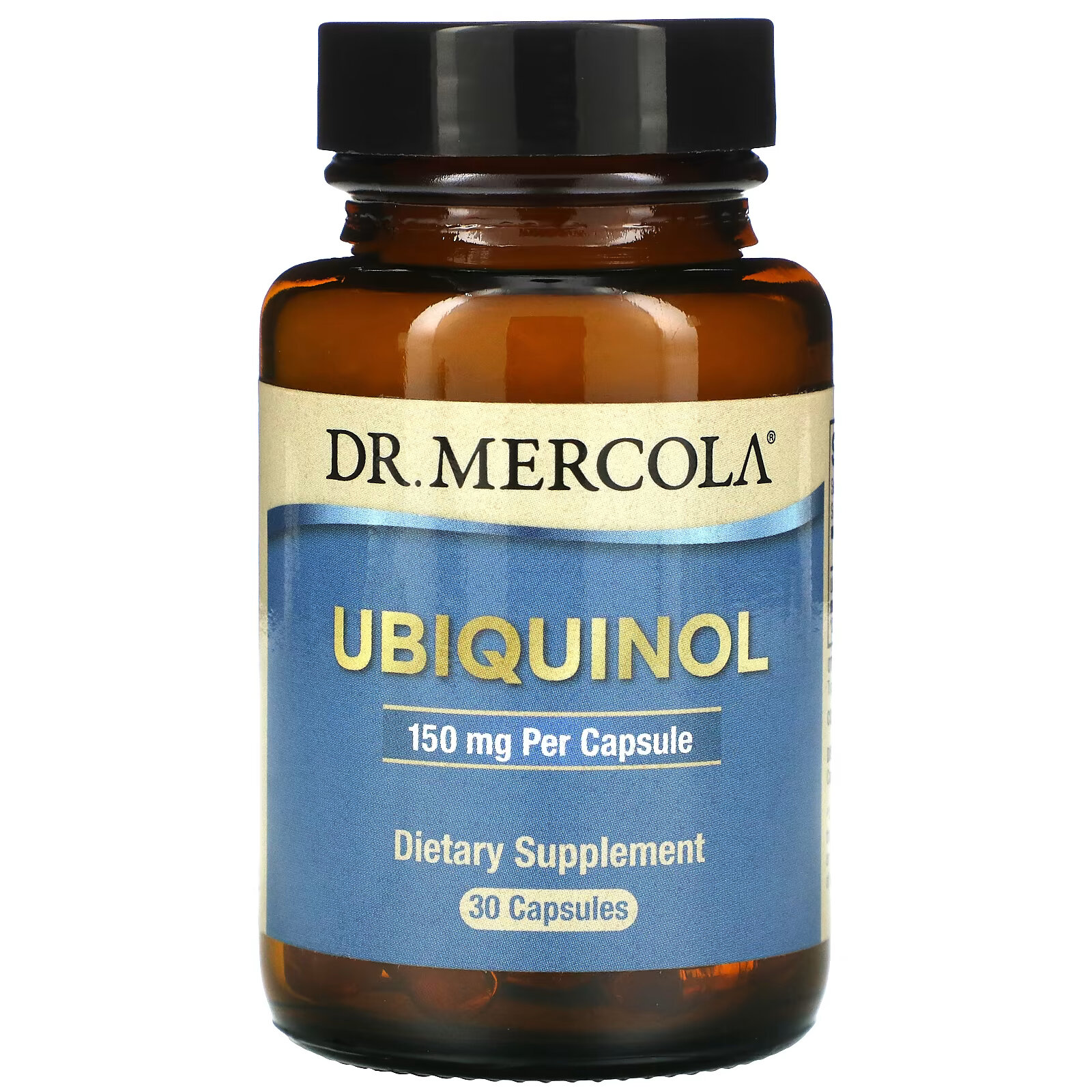 Dr. Mercola, убихинол, 150 мг, 30 капсул dr mercola лютеин с зеаксантином 40 мг 30 капсул