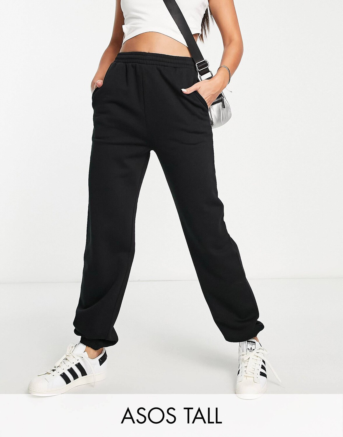 

Черные джоггеры ASOS DESIGN Tall Ultimate, Черный