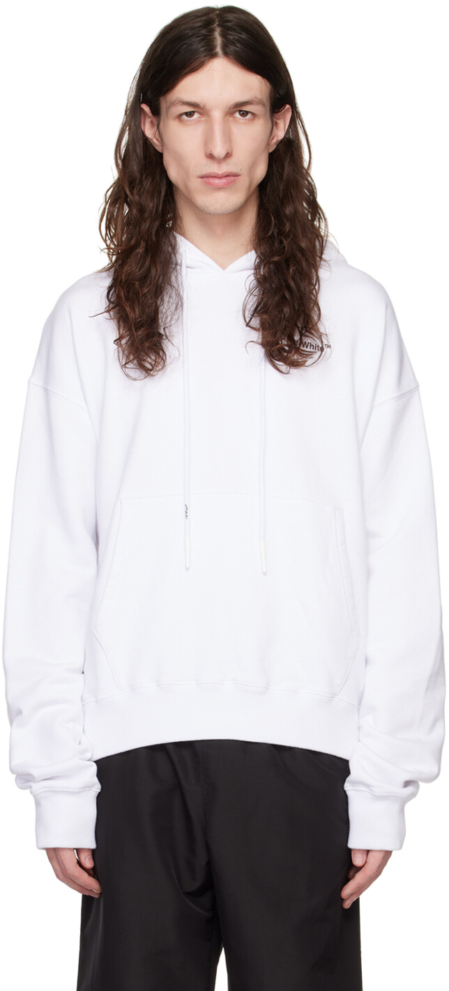 

Худи белого цвета со стрелками Caravag Off-White, Белый