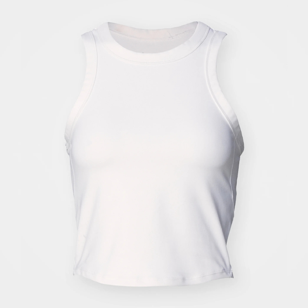 Спортивный топ Nike Performance One Fitted Crop Tank, белый