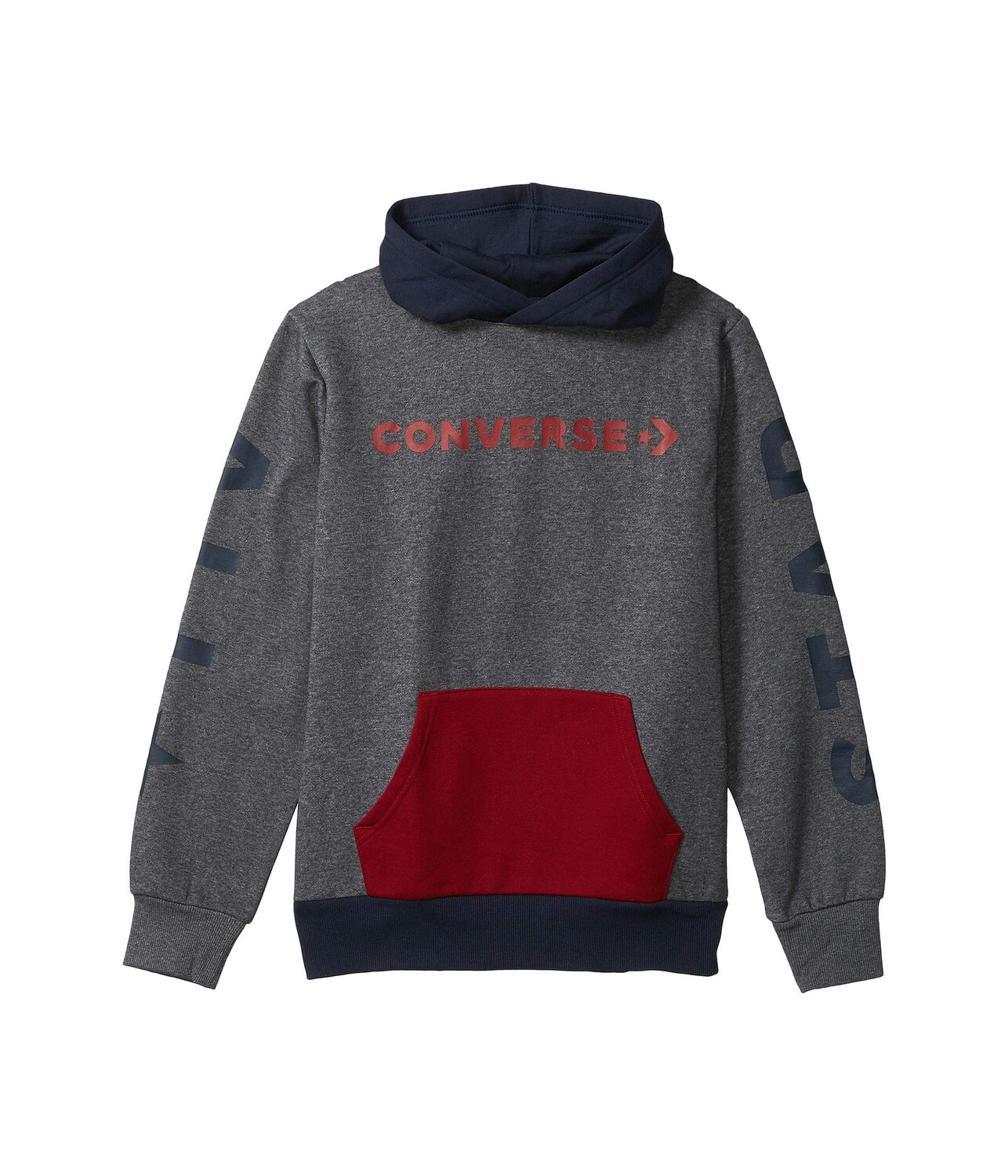 

Худи Converse Kids, Wordmark Fleece Color Block Pullover Hoodie