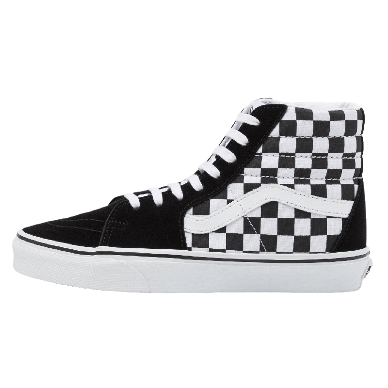 Кеды Vans с принтом Ua sk8-hi unisex, черный/белый - фото