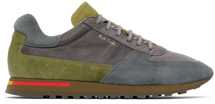 

Серые и хаки кроссовки Jeco Paul Smith