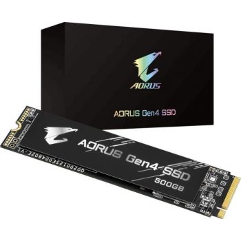 SSD M.2 накопитель GIGABYTE AORUS Gen4, 500Гб - фото