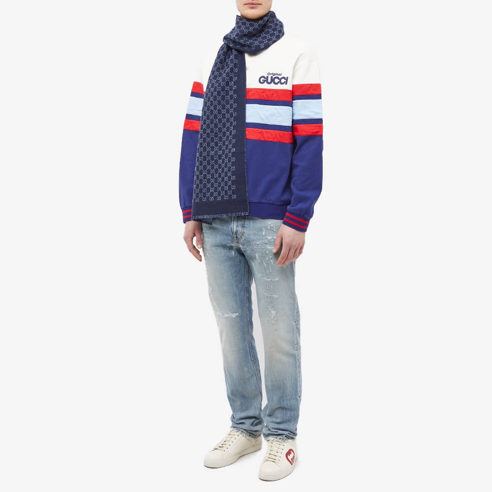 Gucci discount hoodie scarf