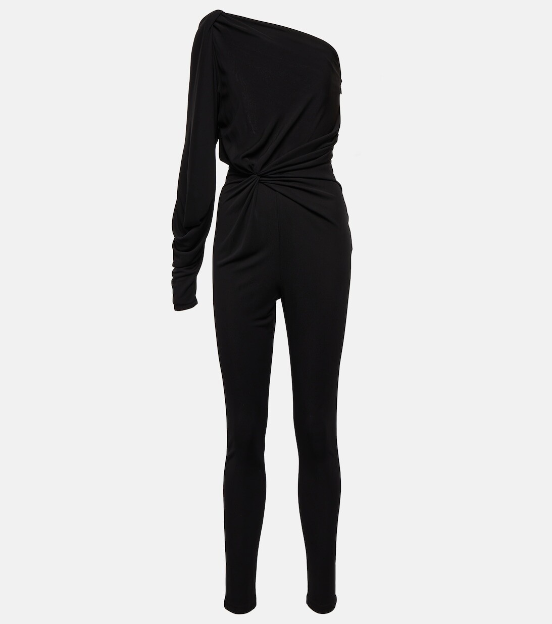 

Комбинезон со сборками SAINT LAURENT, черный