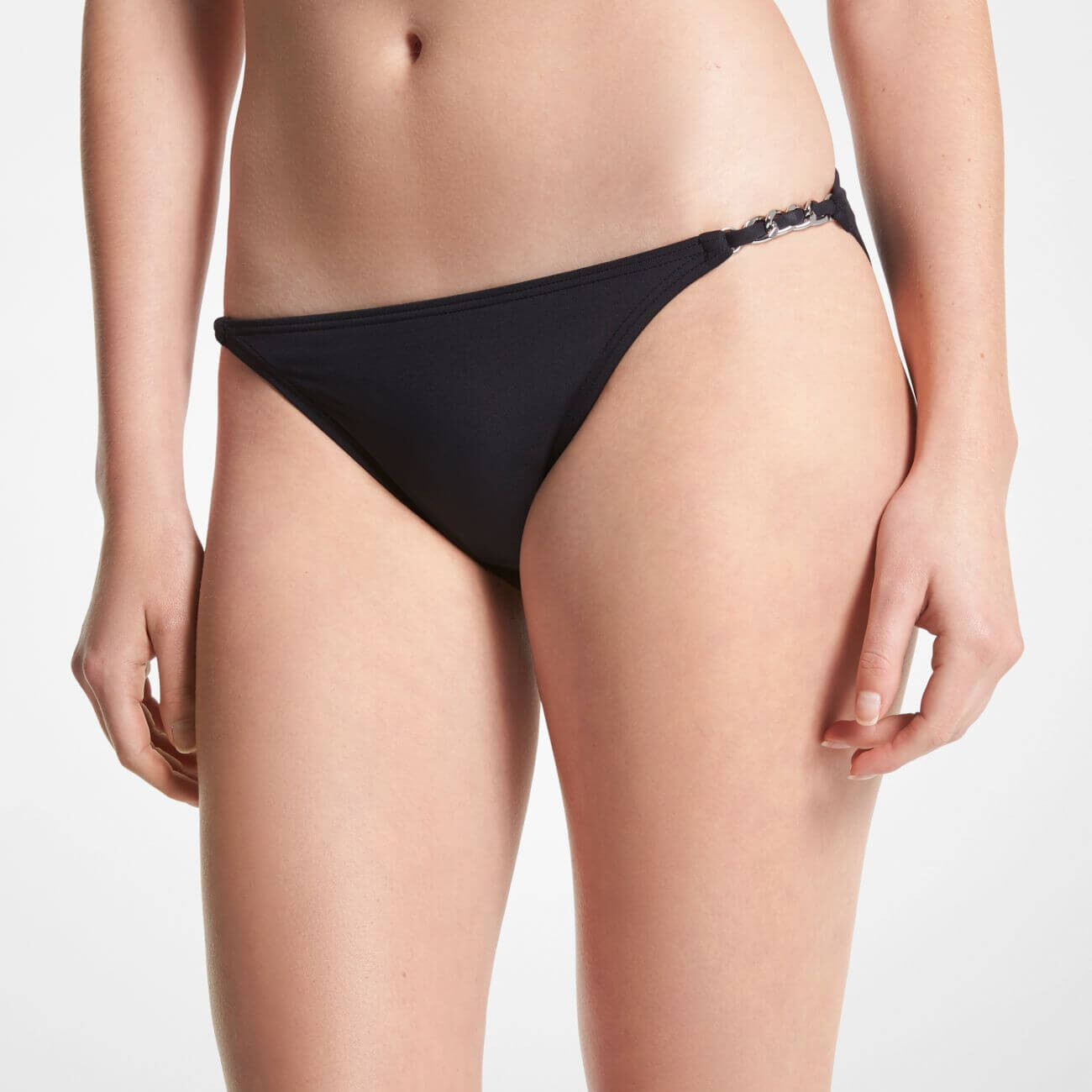 

Плавки бикини Michael Michael Kors Chain-Link Bottom, черный
