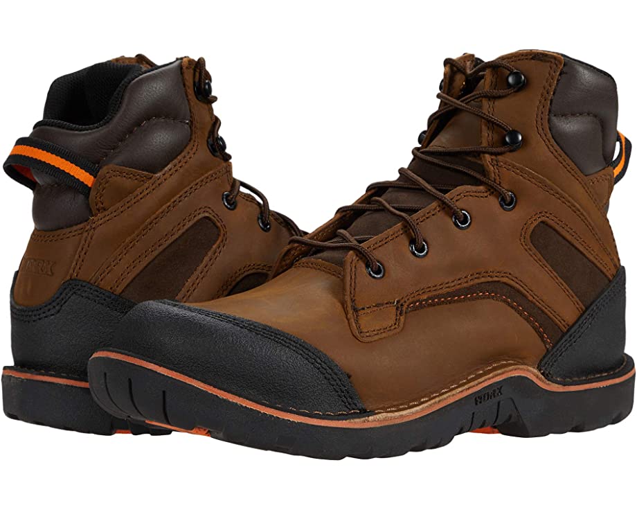 Ботинки 6 Talus Steel Toe WORX, коричневый