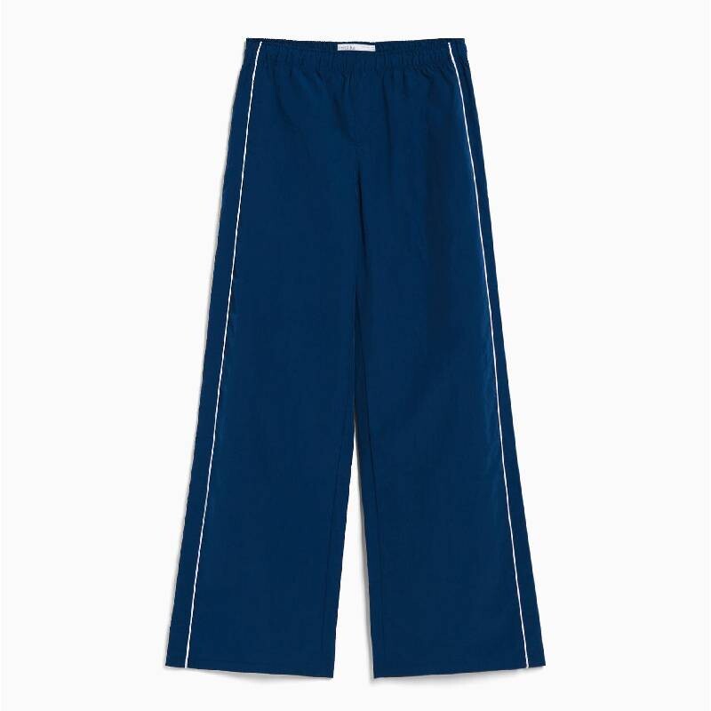 

Брюки Bershka Nylon-Effect, синий