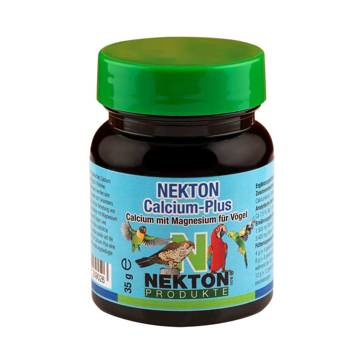 

Кальций и магний для птиц Nekton-Calcium-Plus, 35 г