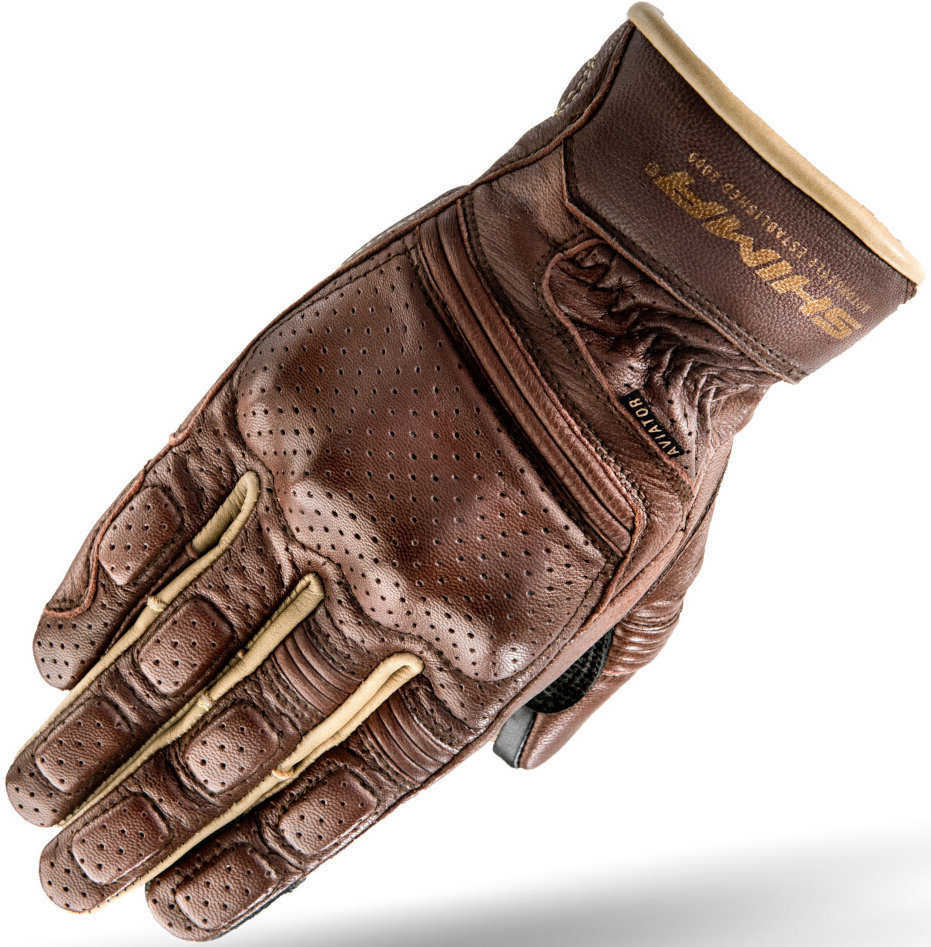 Перчатки SHIMA Aviator с логотипом, коричневый перчатки sprut коричневый