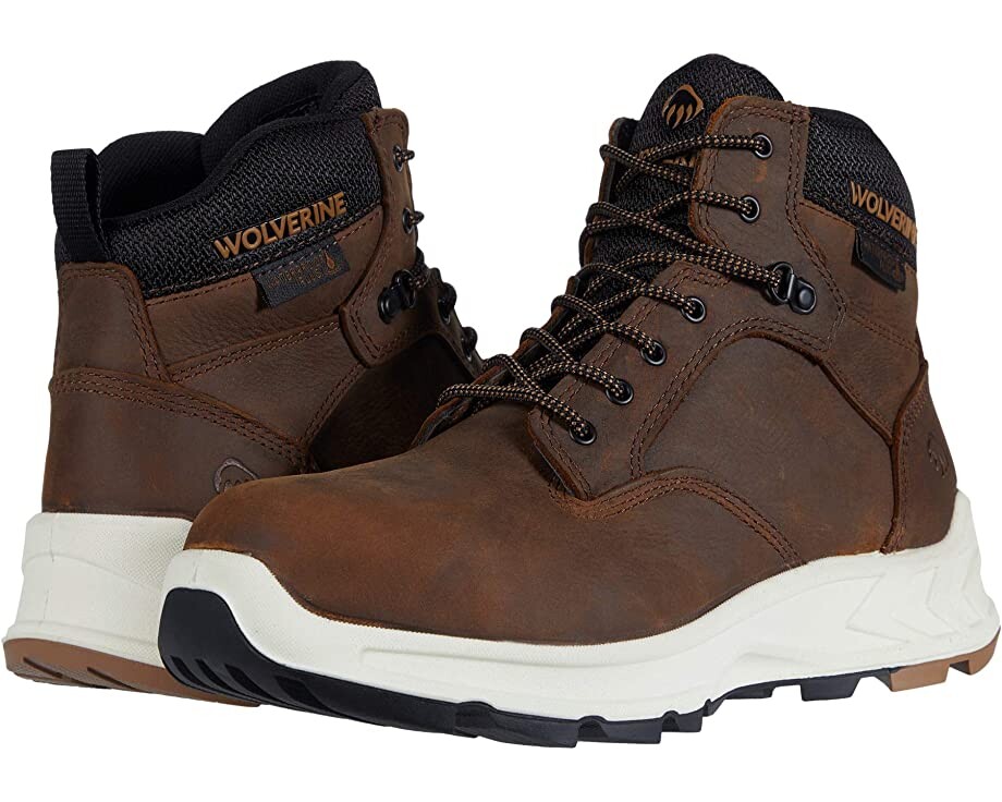 

Ботинки ShiftPLUS Work LX 6" Alloy-Toe Boot Wolverine, коричневый