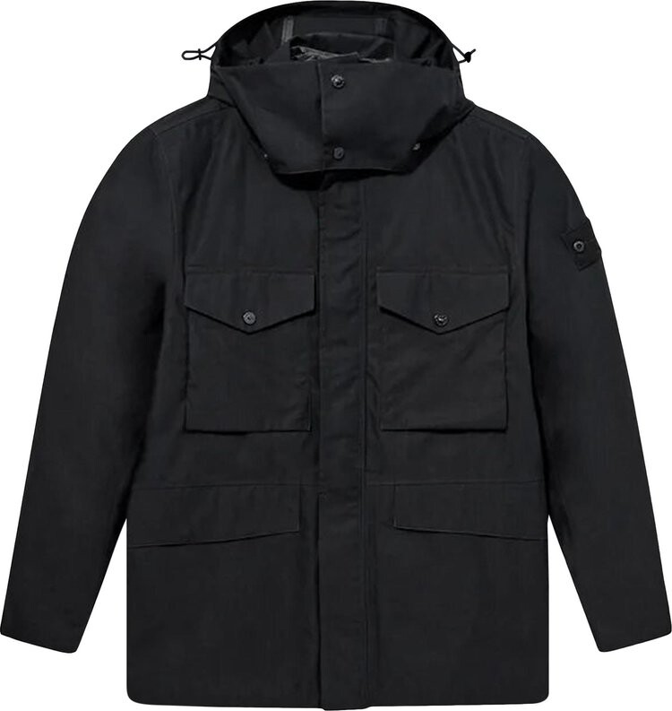 

Куртка Stone Island Detachable Hooded Down Jacket 'Black', черный