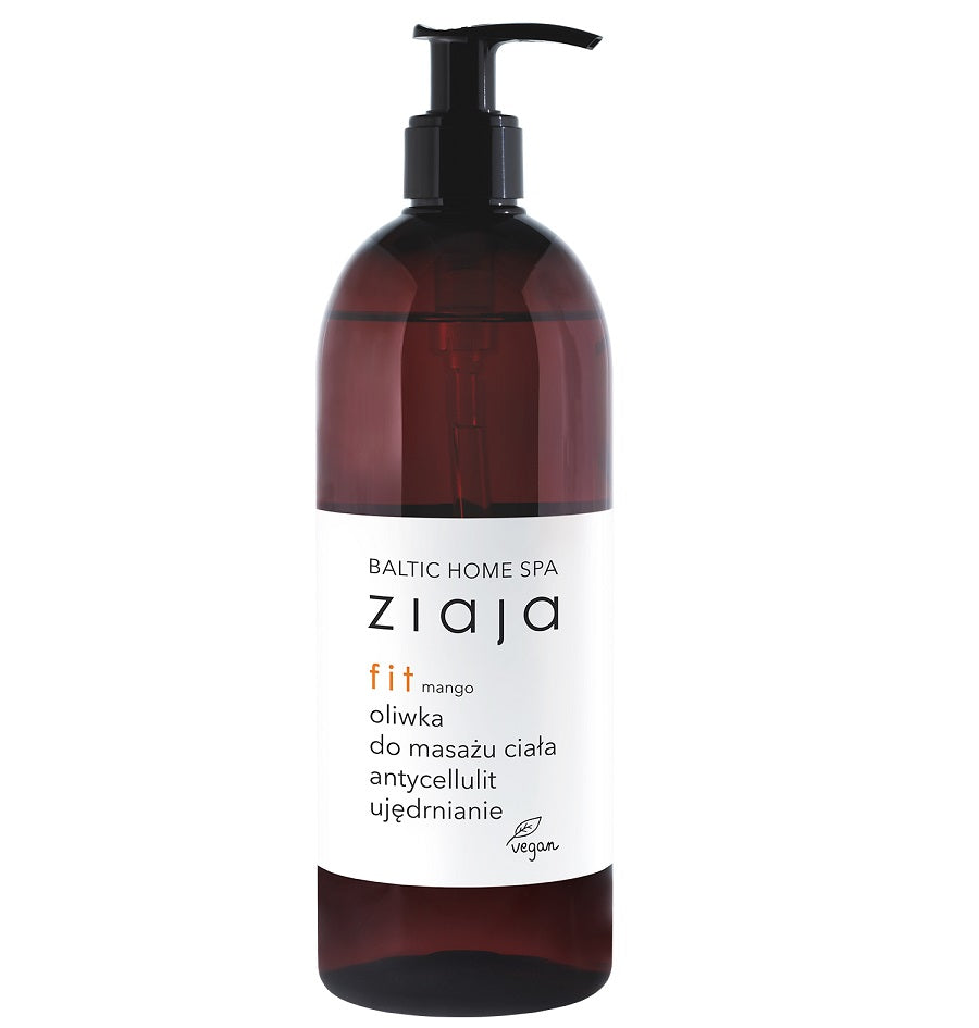 Ziaja Baltic Home Spa Fit антицеллюлитное и укрепляющее массажное масло для тела Манго 490мл