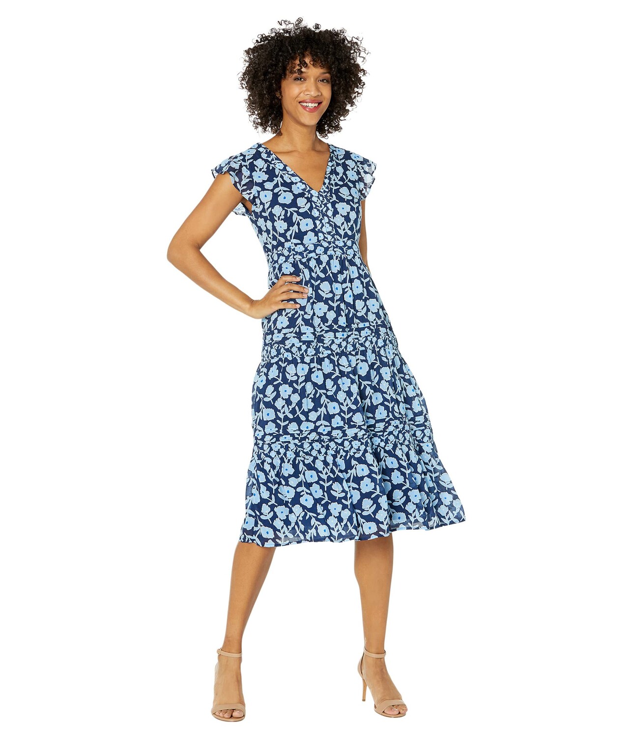 

Платье Vineyard Vines, Rock Rose Floral Pin Tuck Dress