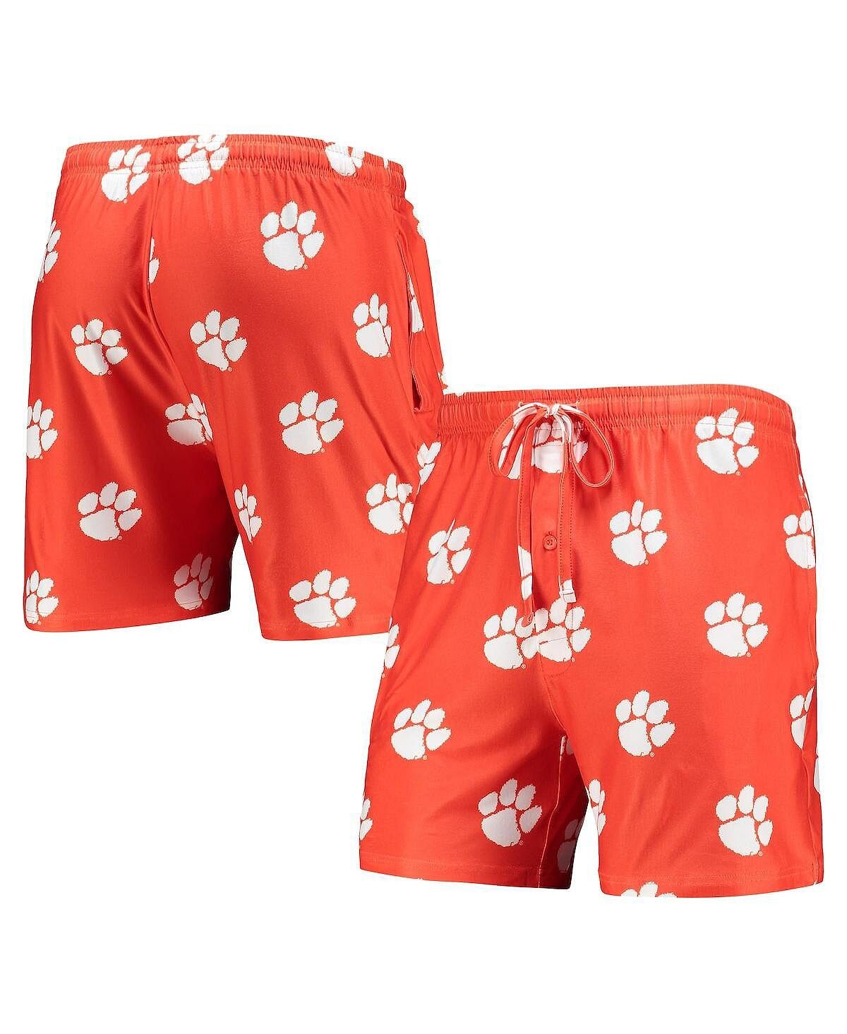 

Мужские оранжевые шорты jam с принтом clemson tigers flagship Concepts Sport