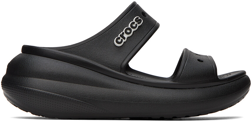 

Черные сандалии Crush Crocs