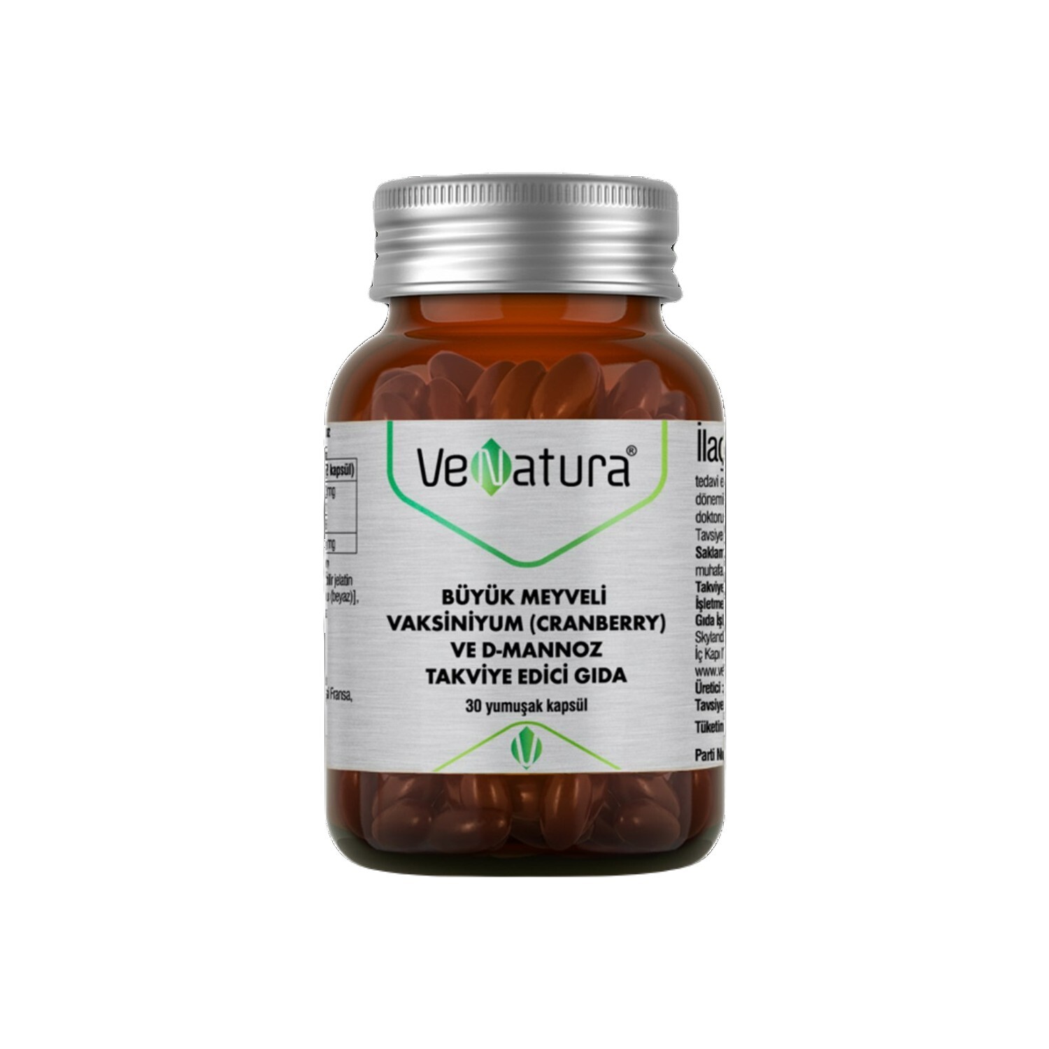 

Venatura Cranberry and D-Mannose 30 Capsule