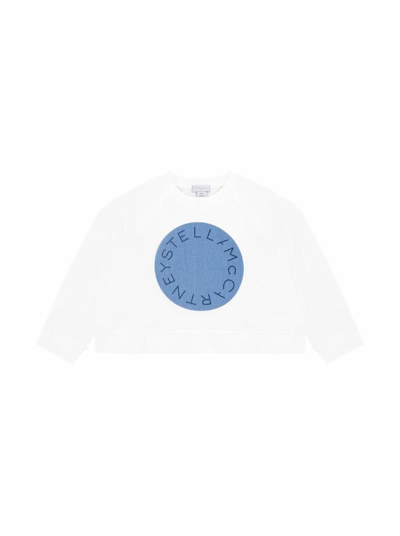 

Хлопковый свитшот с логотипом Stella McCartney