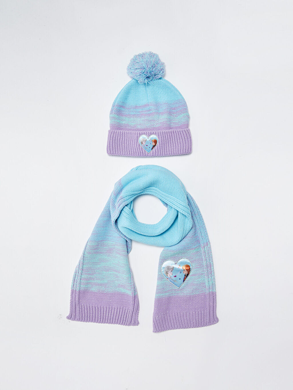 

Трикотажный шарф и шапка с принтом Frozen для девочек LCW Accessories