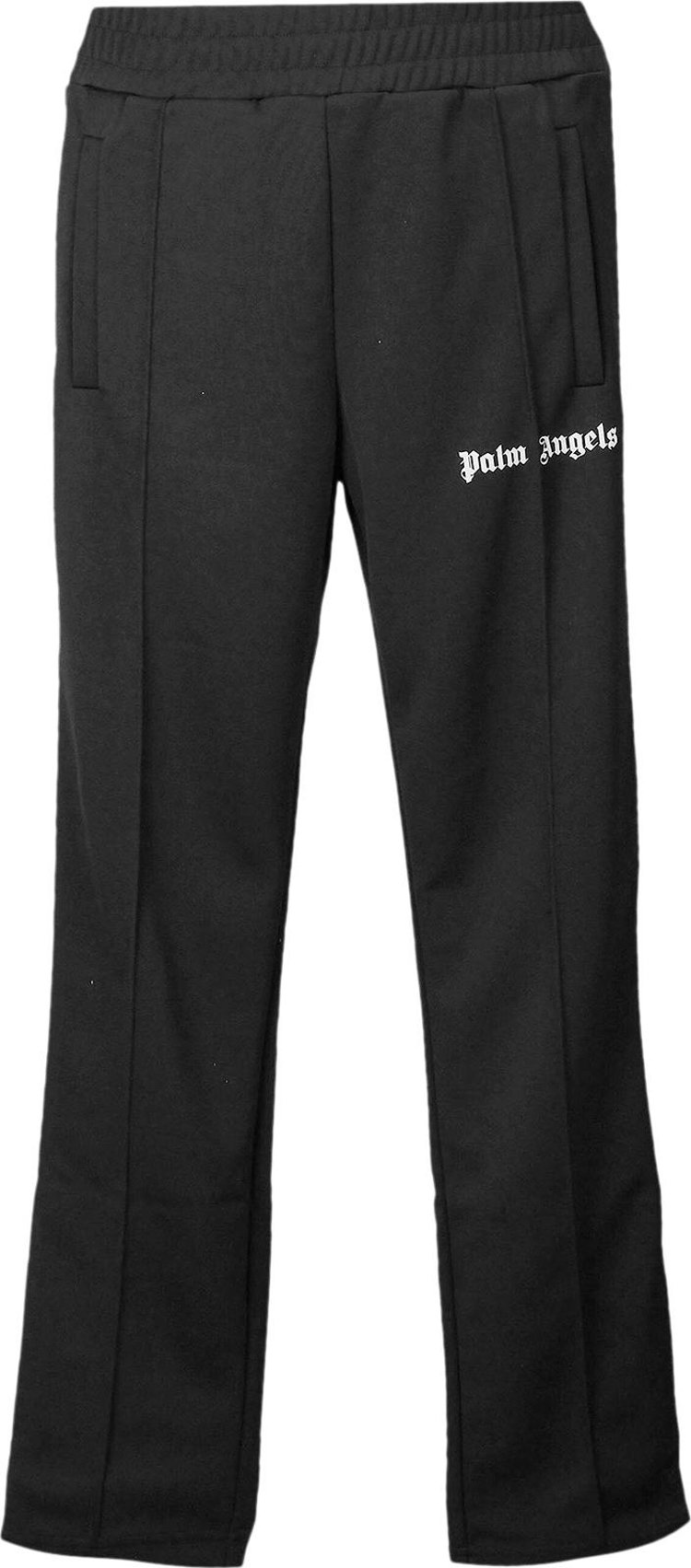 Брюки Palm Angels Classic Track Pants 'Black/White', черный - фото