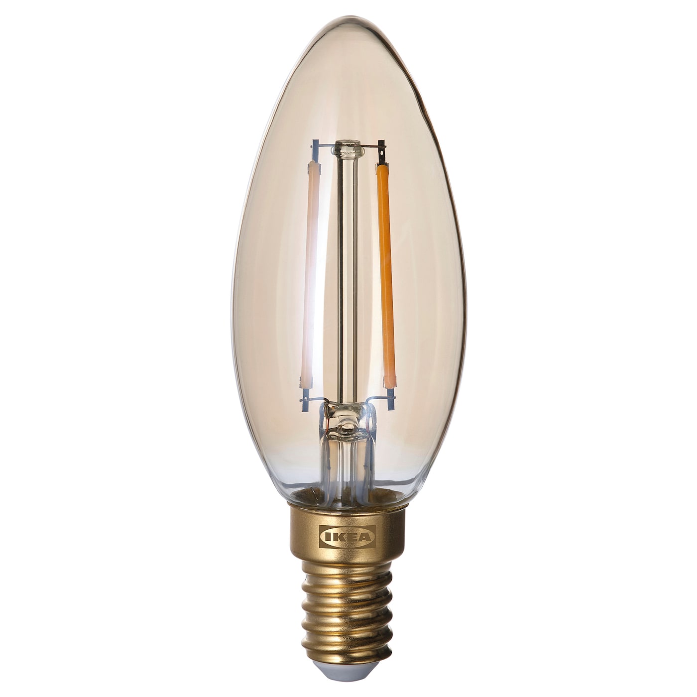 LUNNOM ЛУННОМ Светодиодная лампа Е14 210 лм, диммируемая/лампа-свеча коричневый/прозрачное стекло IKEA силиконовый чехол на meizu u20 мейзу ю20 с эффектом блеска ретро лампа