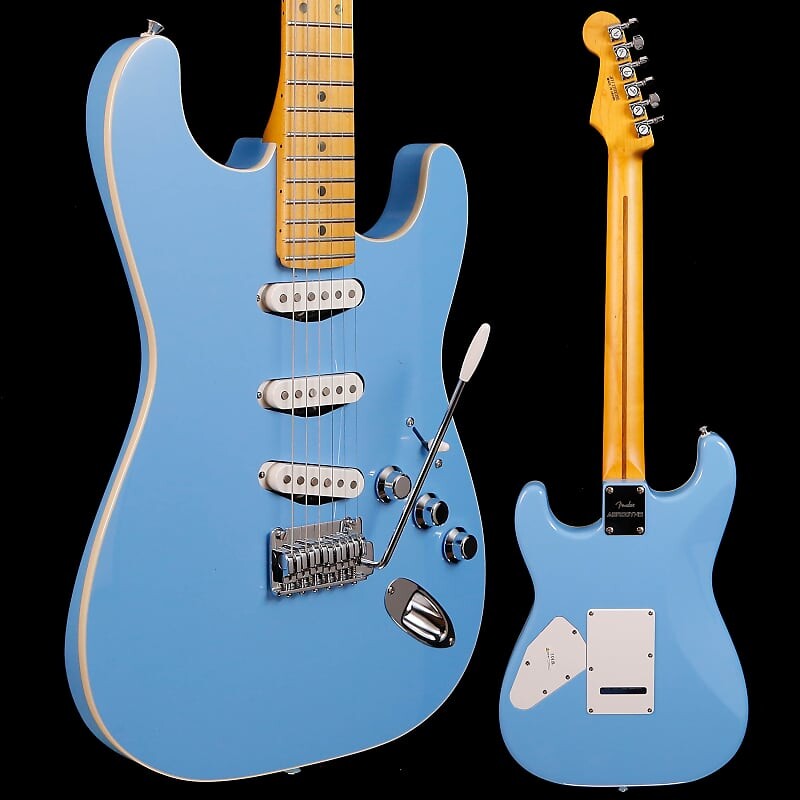 

Fender Aerodyne Special Stratocaster Electric, калифорнийский синий, 7 фунтов 15,3 унции Aerodyne Special Stratocaster Electric, California Blue