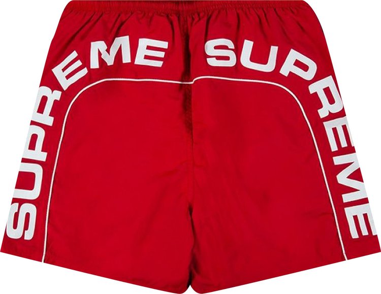 Шорты Supreme Arc Logo Water Short 'Red', красный – купить из-за