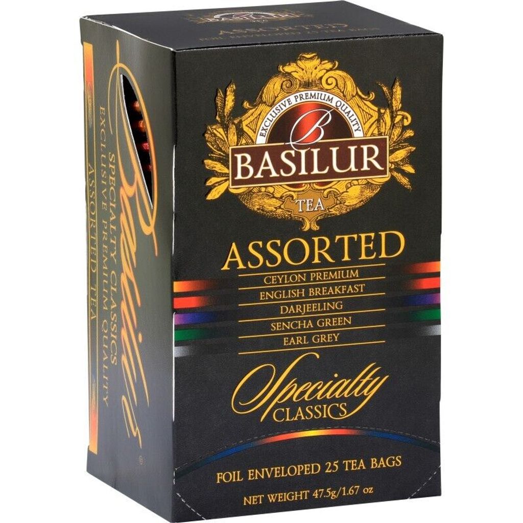 Чайный набор <b>Basilur</b> Specialty Classics 5 видов <b>чая</b> 25 пакетиков черный <b>чай</b> зеленый ...