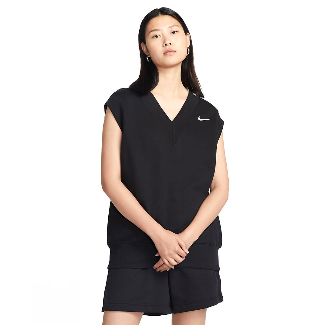 

Жилет Nike Sportswear Phoenix Fleece Oversize Wind, черный