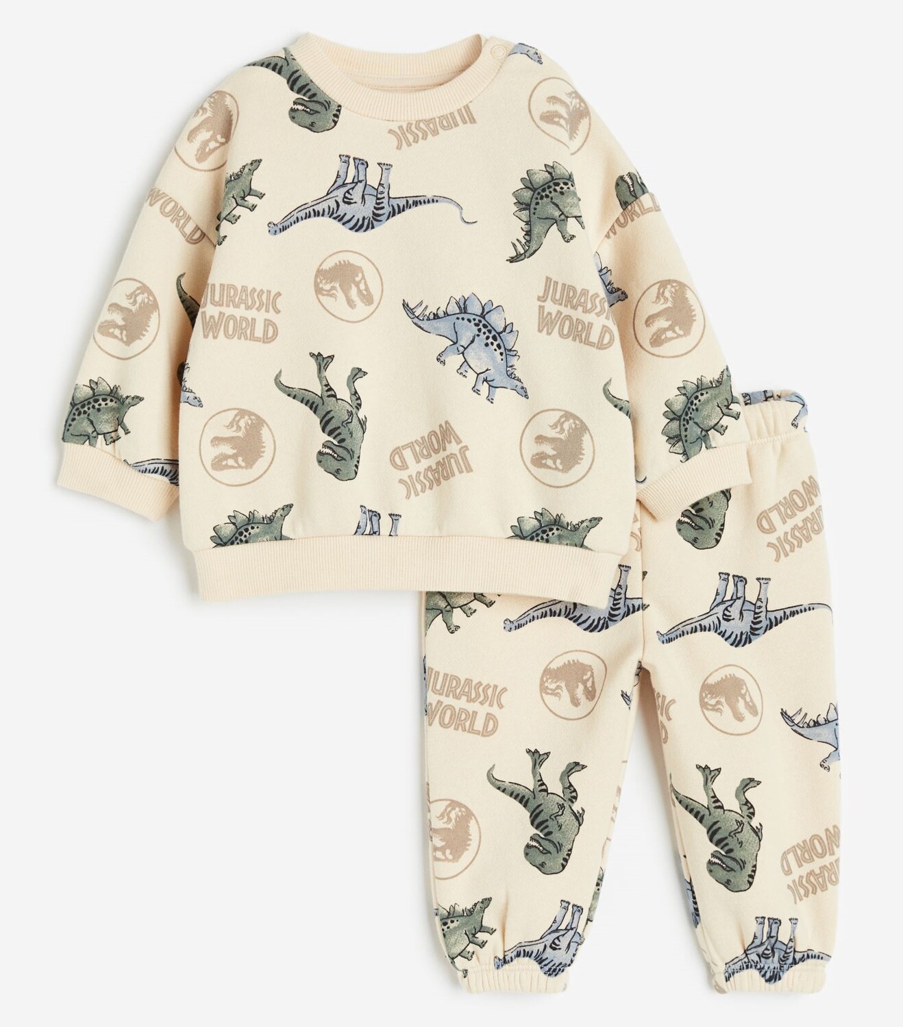 

Спортивный костюм H&M Jurassic World 2-piece, светло-бежевый