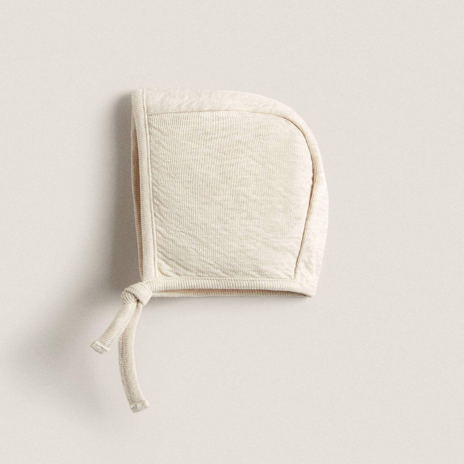 

Чепчик Zara Home Cotton, бежевый