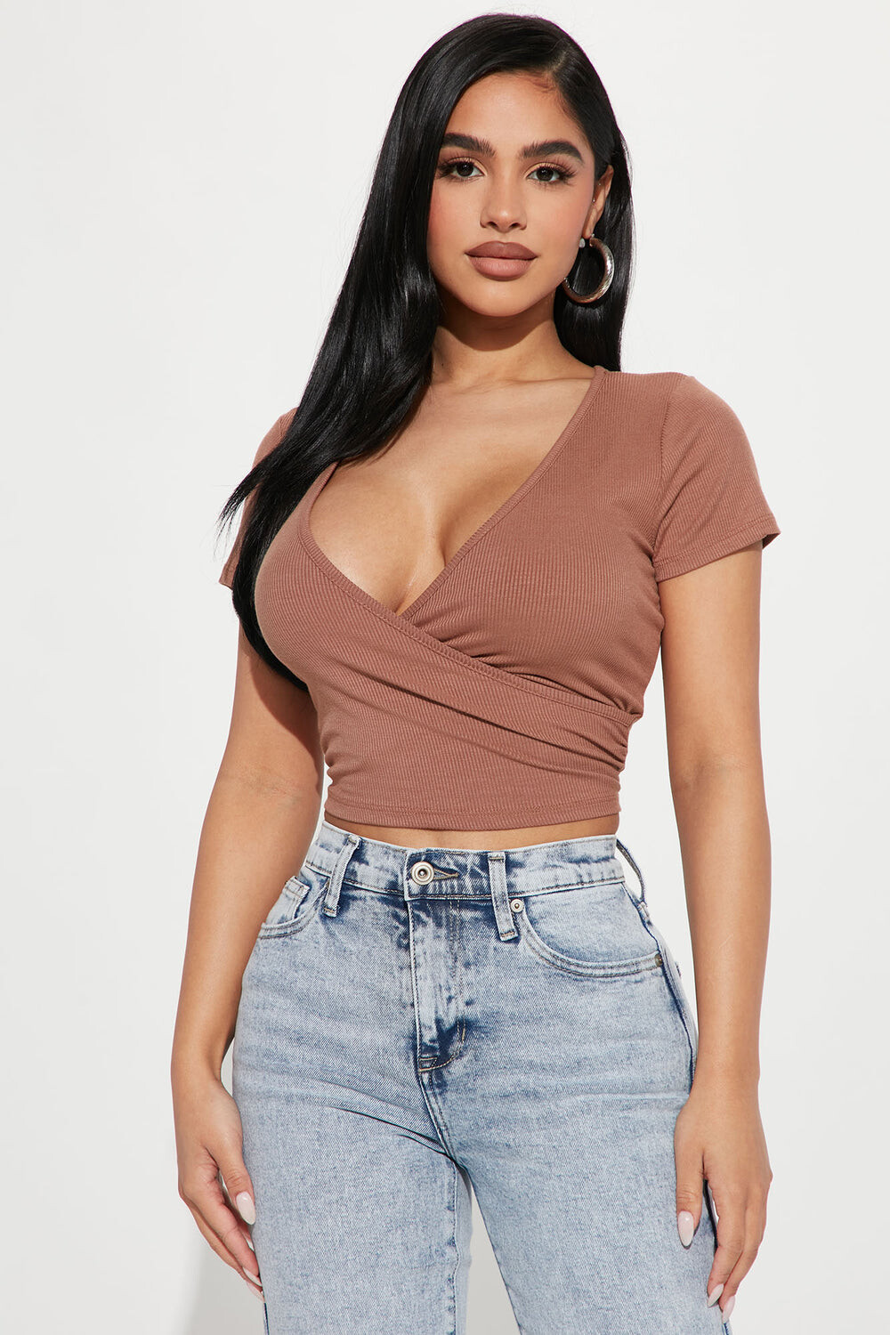 

Топ Fashion Nova HT18171, мокко