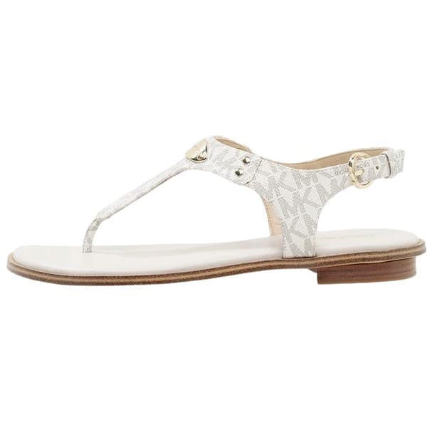 Сандалии Michael Kors Plate Thong, белый женские босоножки в богемном стиле летние сандалии легкая пляжная обувь женские сандалии на каблуке женские босоножки новинка