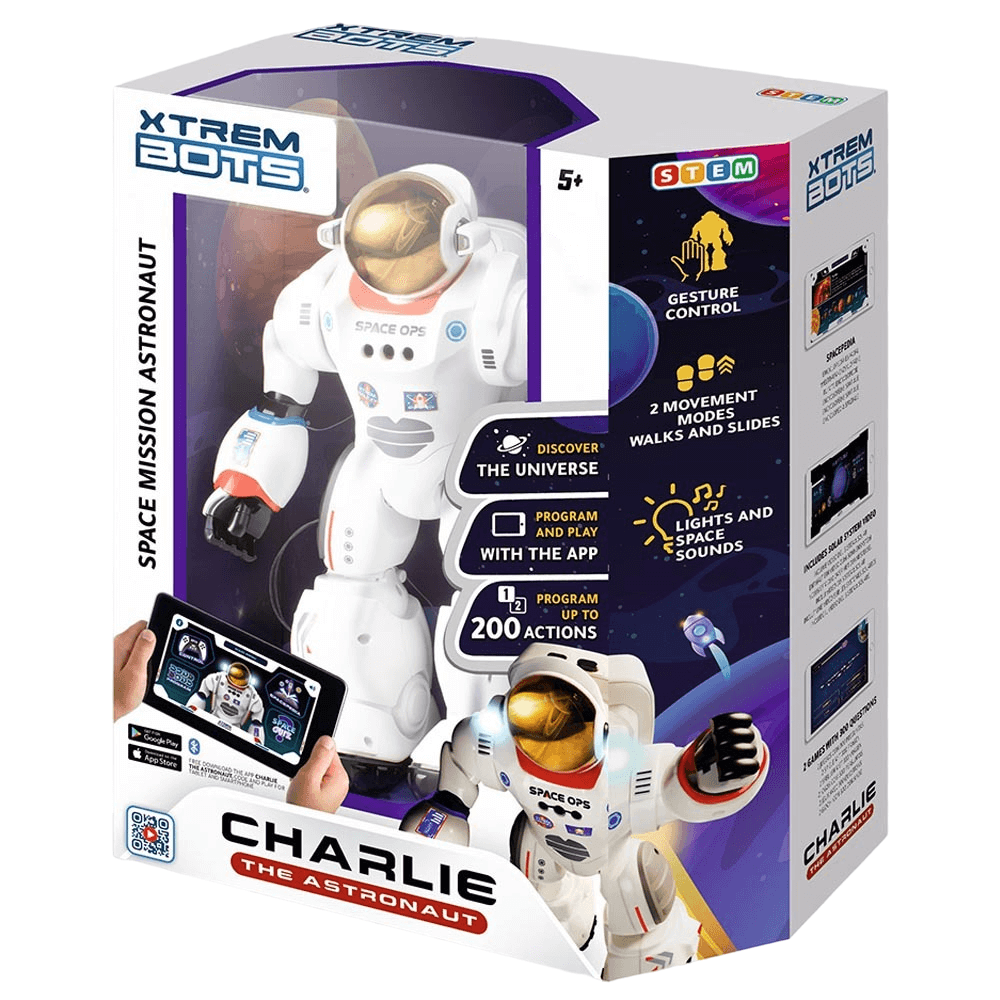 Робот Xtreme Bots Charlie The Astronaut Smart RC – заказать по выгодной  цене из-за рубежа в «CDEK.Shopping»