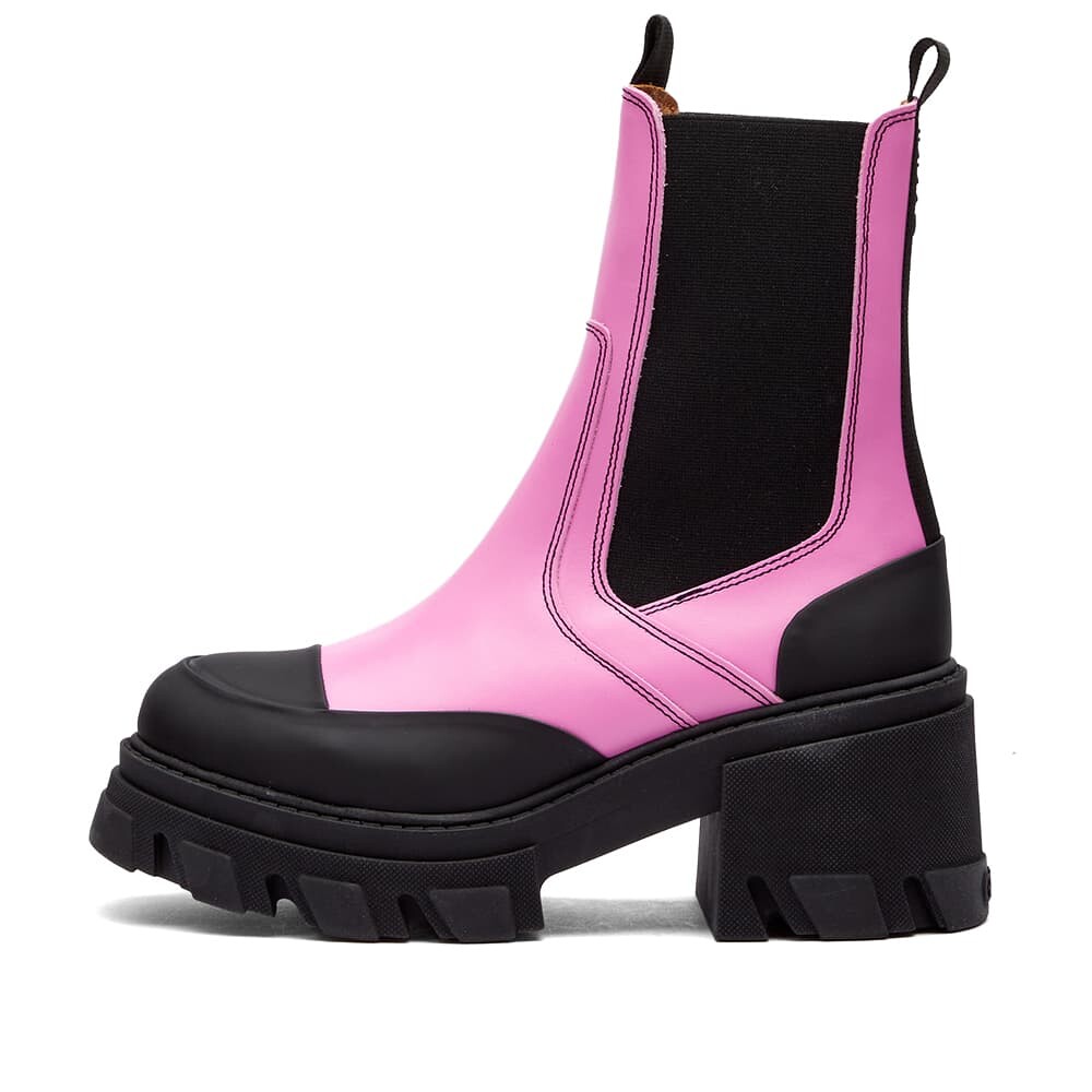 

Ботинки GANNI Cleated Heeled Mid Chelsea Boot